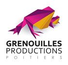 Logo Grenouilles Productions en origami rose et jaune