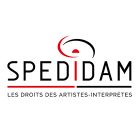 Logo Spedidam en noir et rouge